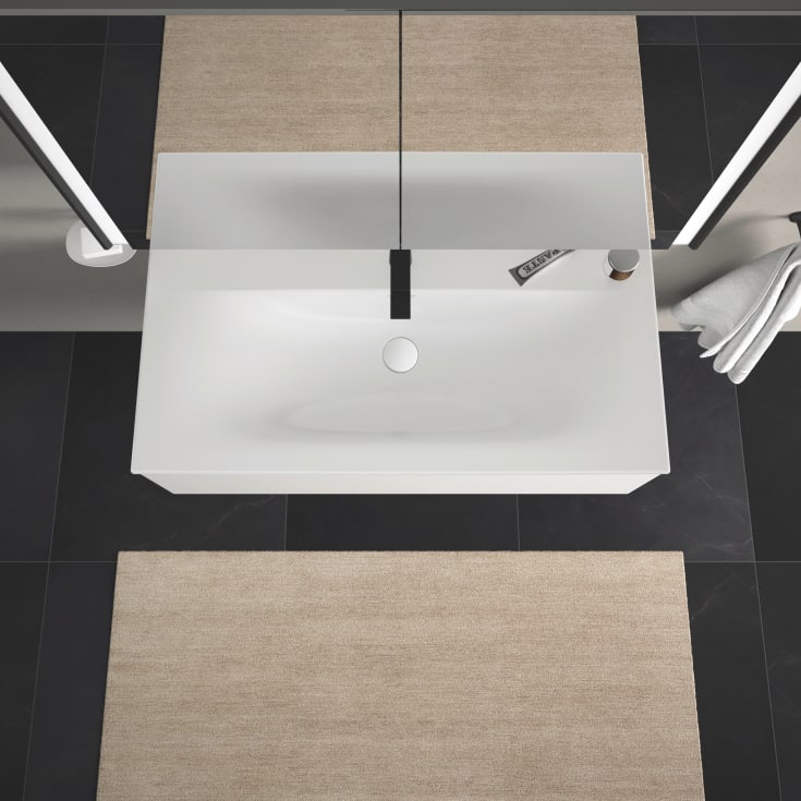 Duravit Viu møbelservant, 103x49 cm, med wondergliss, hvit