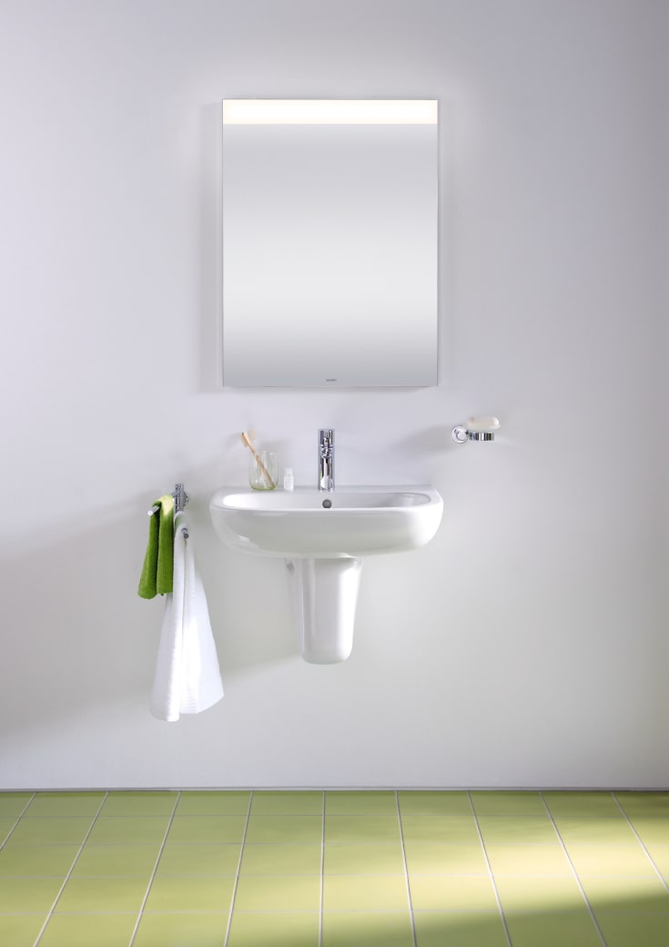 Duravit D-Code tvättställ, 60x46 cm, vit