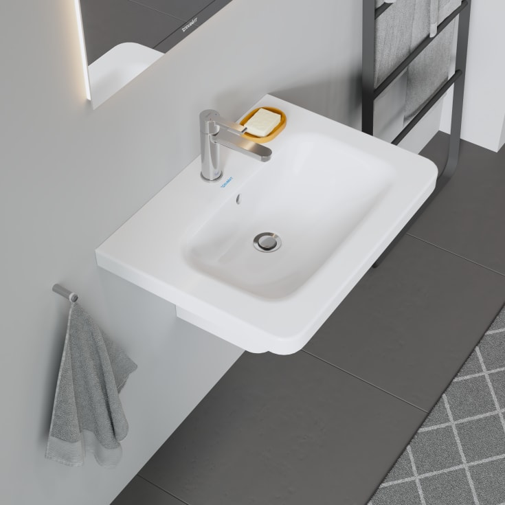 Duravit DuraStyle hÄndvask, 65x48 cm, hvid