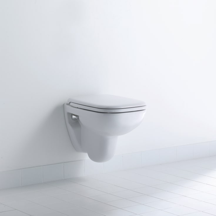 Duravit D-Code vägghängd toalett, vit