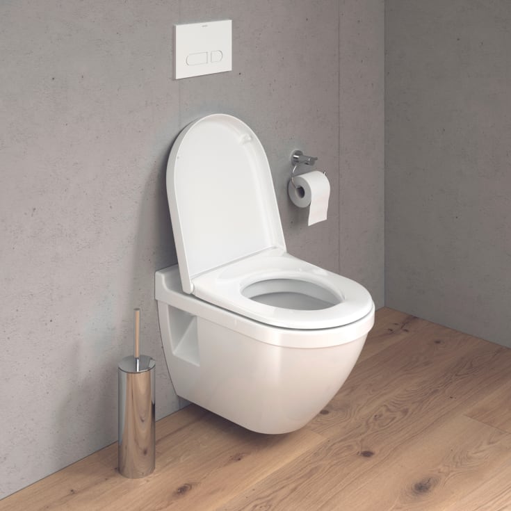 Duravit Starck 3 vegghengt toalett, rengjøringsvennlig, hvit