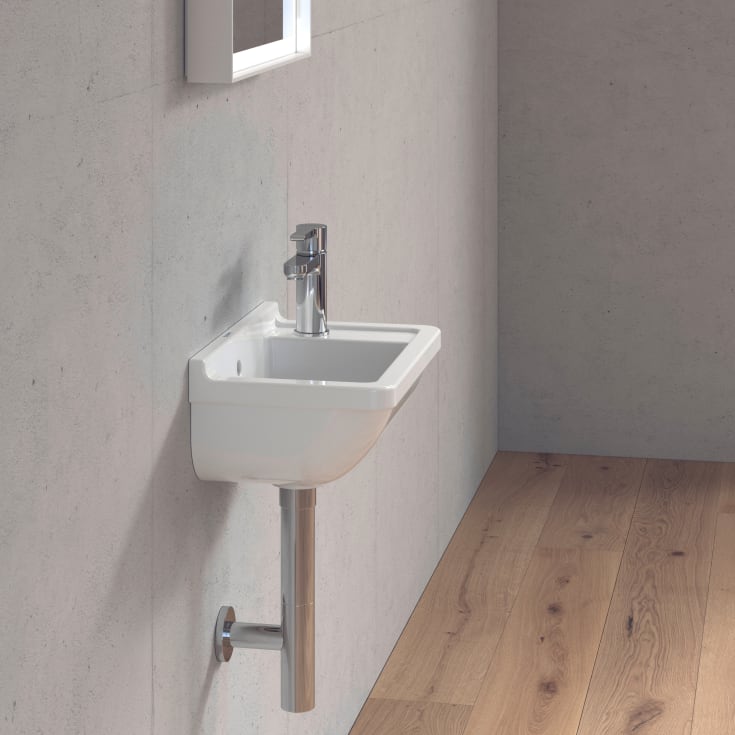 Duravit Starck 3 håndvask, 40x26 cm, højre, hvid