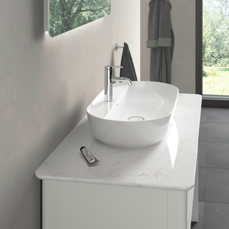 Duravit Luv toppmontert servant, 80x40 cm, med wondergliss, hvit
