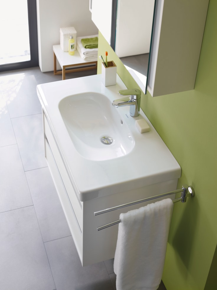 Duravit D-Code tvättställ, 85x48 cm, vit