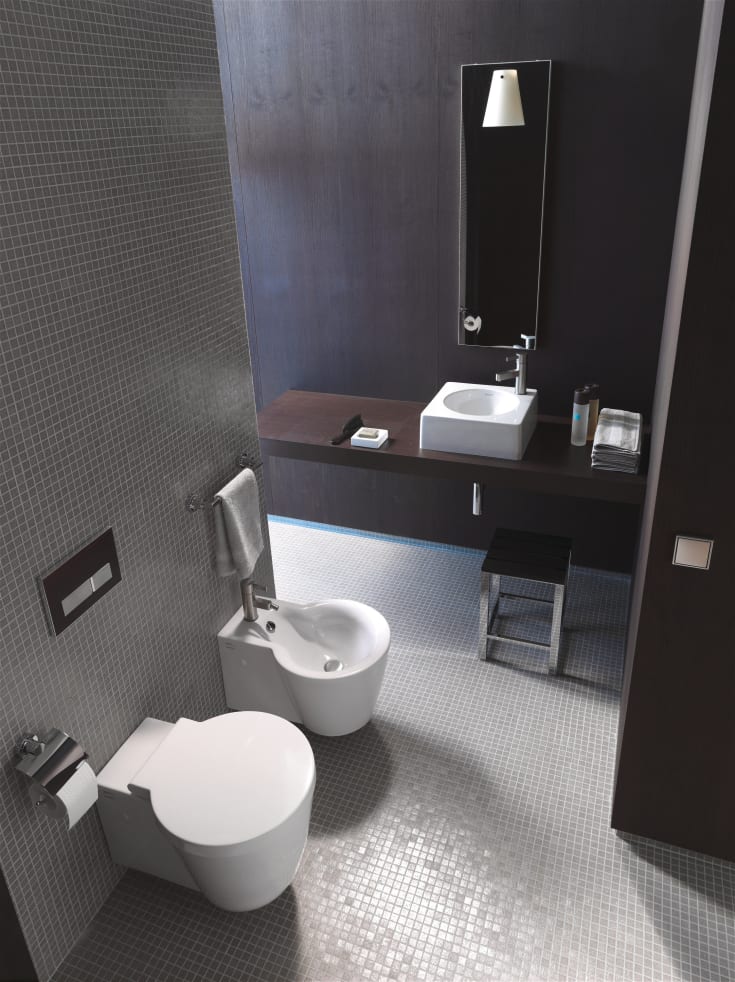 Duravit Starck 1 vegghengt toalett, hvit