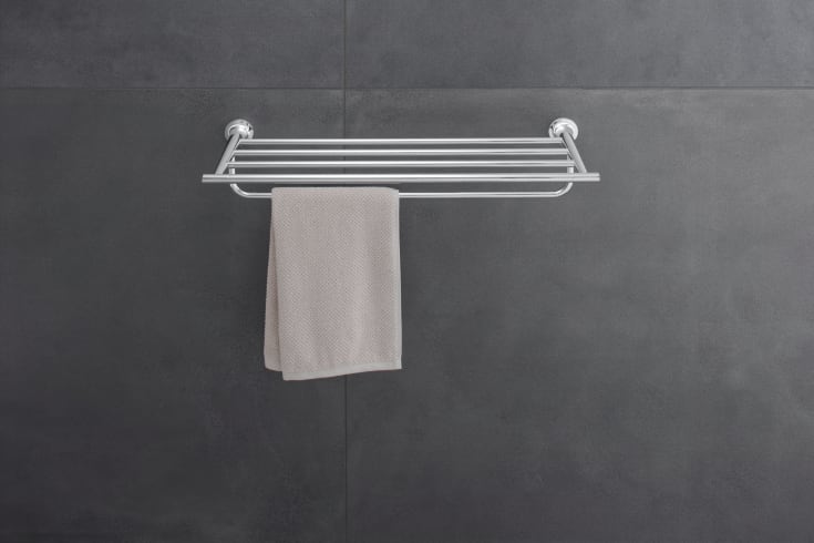 Duravit Starck T hylla, 61x23,2 cm, krom