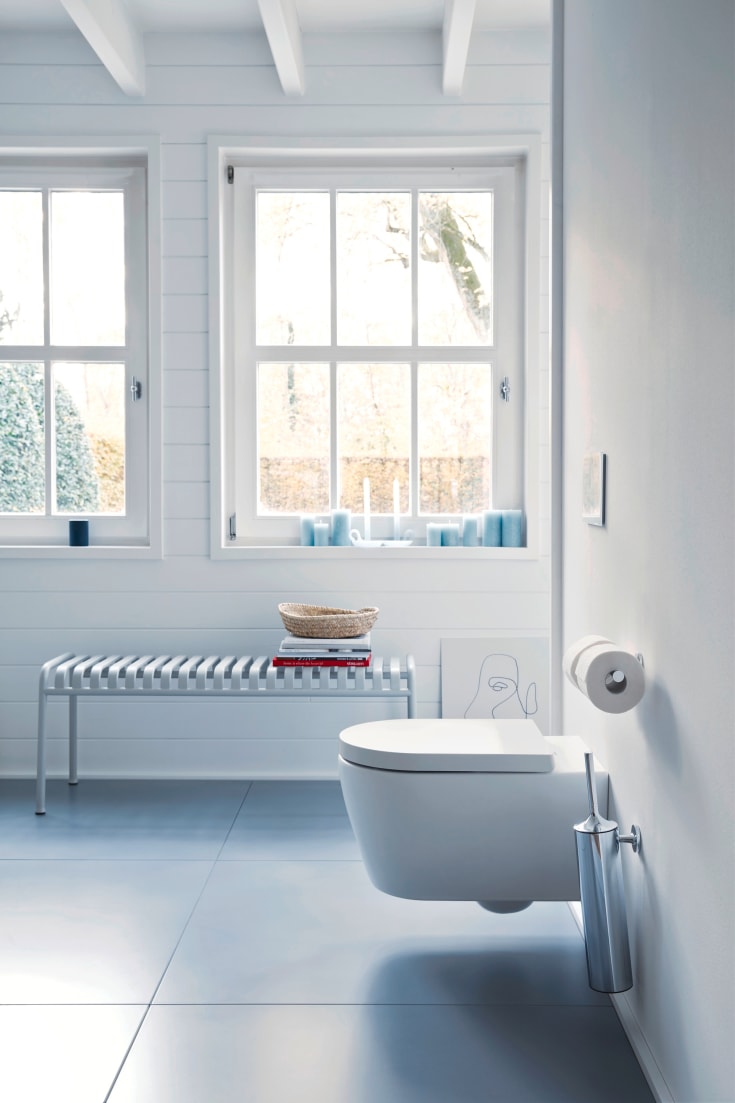 Duravit Starck T toalettborste, krom