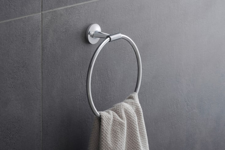 Duravit Starck T handduksring, krom