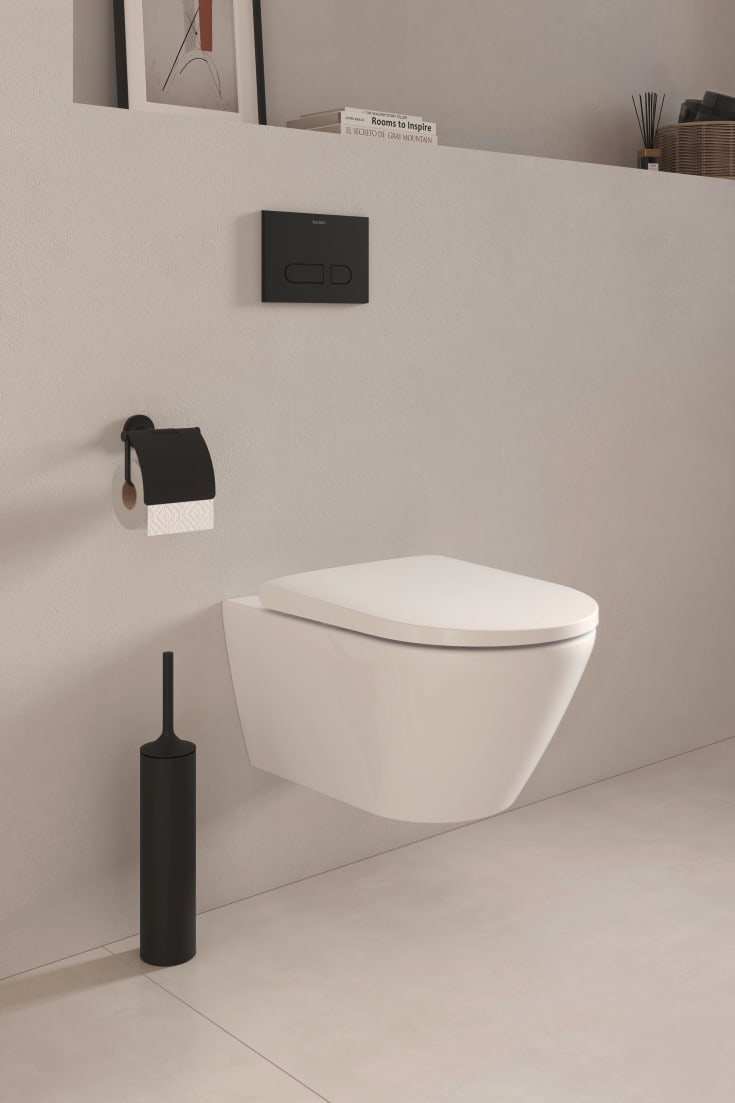 Duravit Starck T dorullholder, matt sort