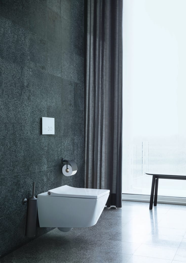 Duravit Starck T dorullholder, matt sort