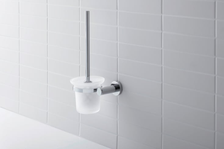 Duravit D-Code toalettborste, krom