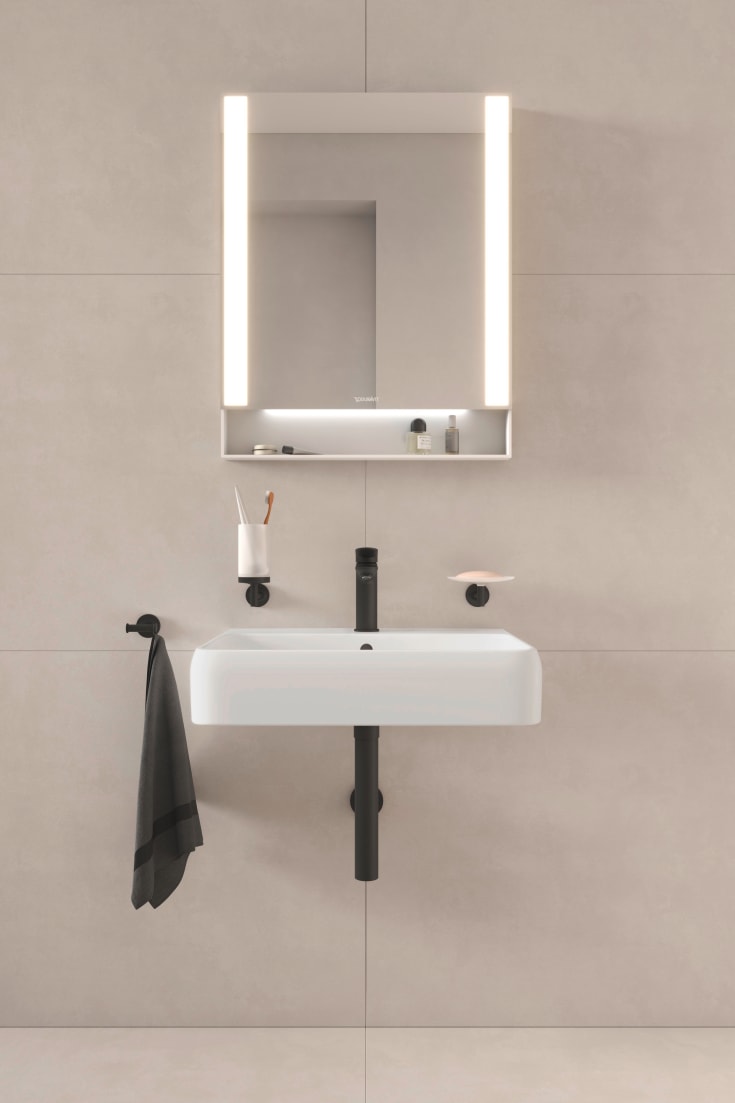 Duravit Starck T håndkleknagg, matt sort