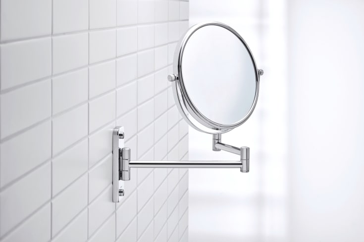 Duravit D-Code sminkspegel, 20,3 cm, krom