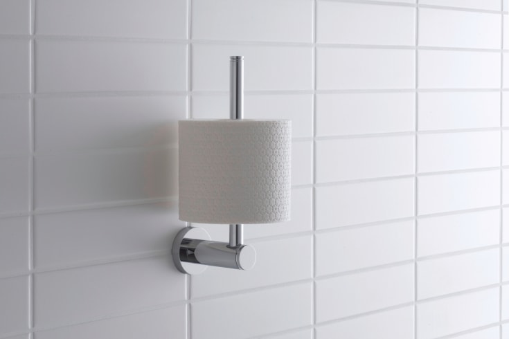 Duravit D-Code reservepapirholder, krom