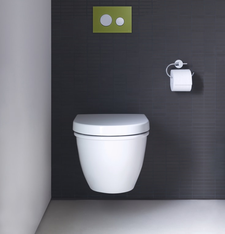 Duravit Darling New toalettsits, soft close, snabbfäste, vit