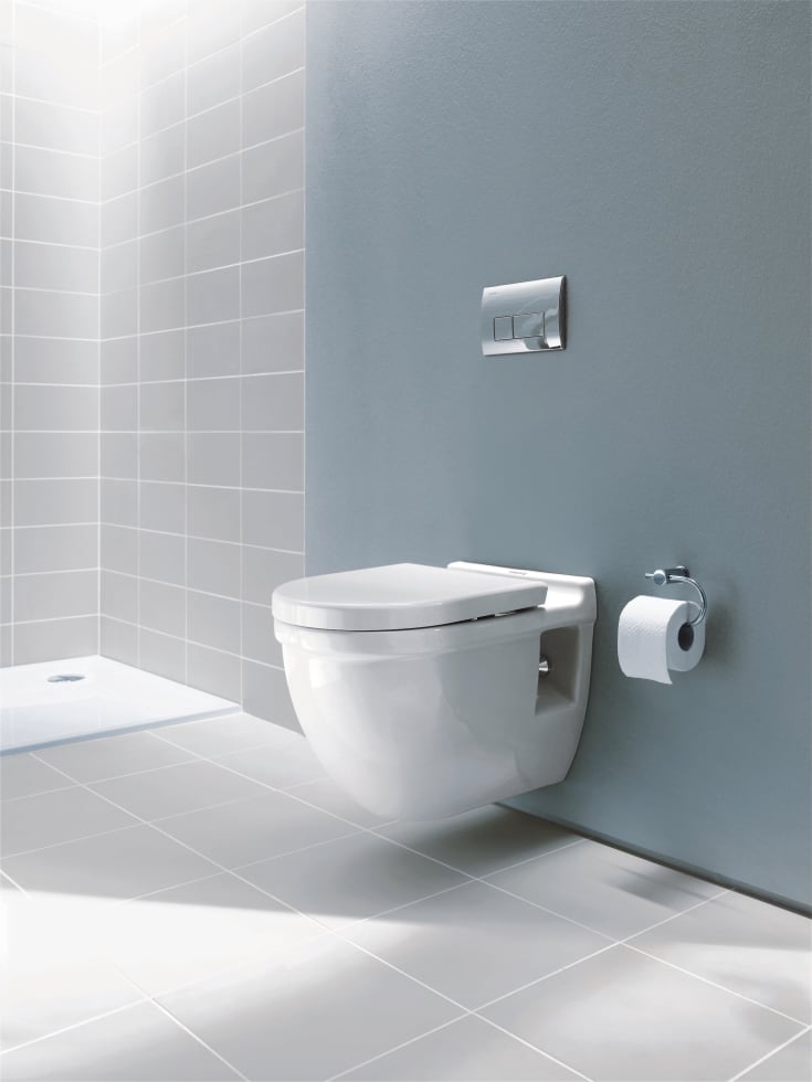 Duravit Starck 3 toalettsits, soft close, snabbfäste, vit
