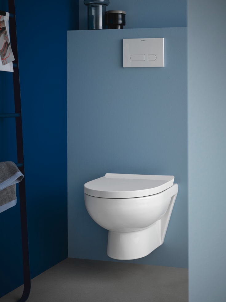 Duravit No.1 toalettsits, softclose, vit