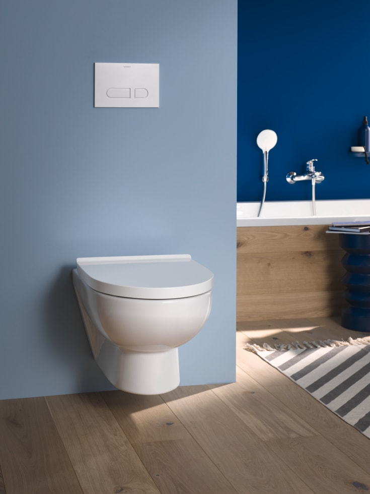 Duravit No.1 toalettsits, softclose, vit