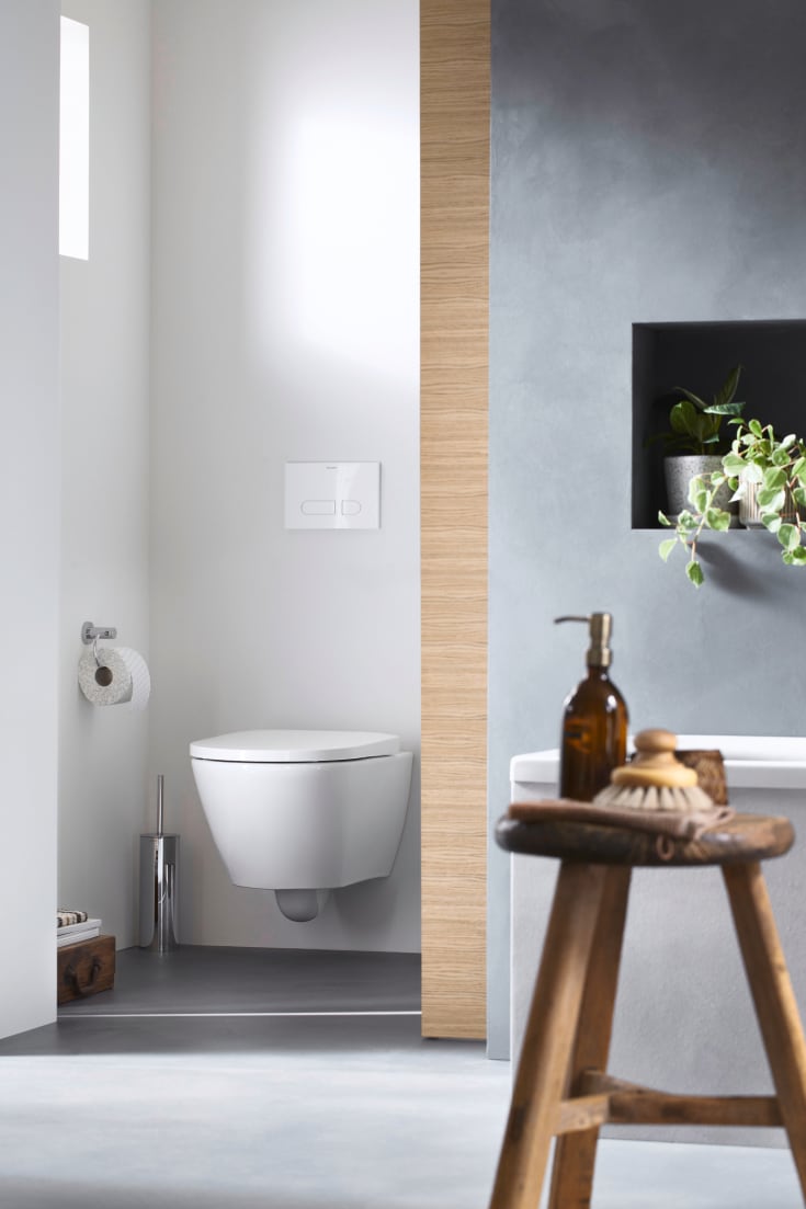 Duravit D-Neo toiletbræt, soft close, aftagelig, hvid