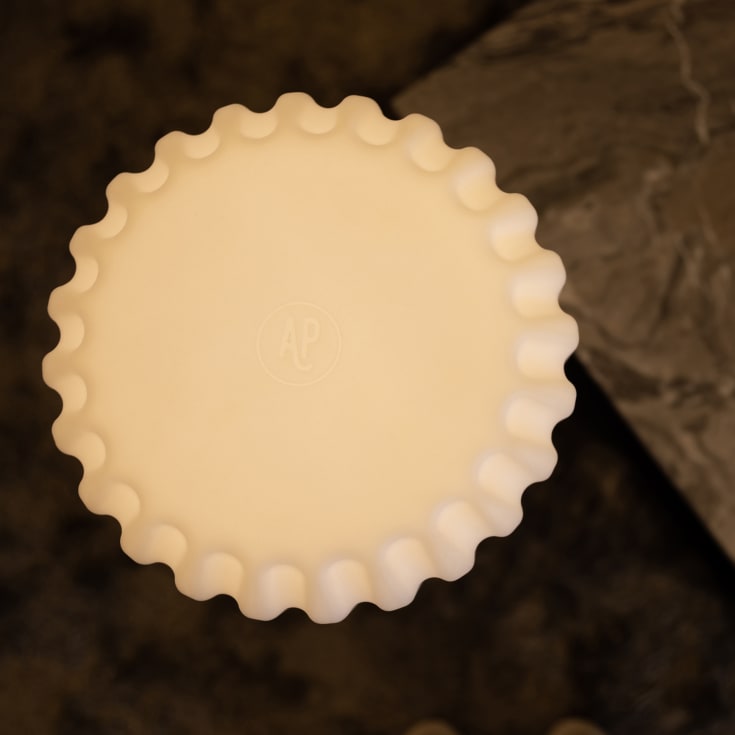 Atelier Pierre Dentelles genopladelig gulvlampe, H29 cm, sort