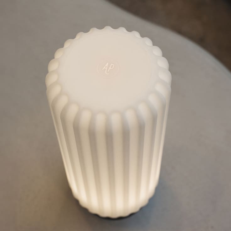 Atelier Pierre Dentelles oppladbar bordlampe, H29 cm, sort