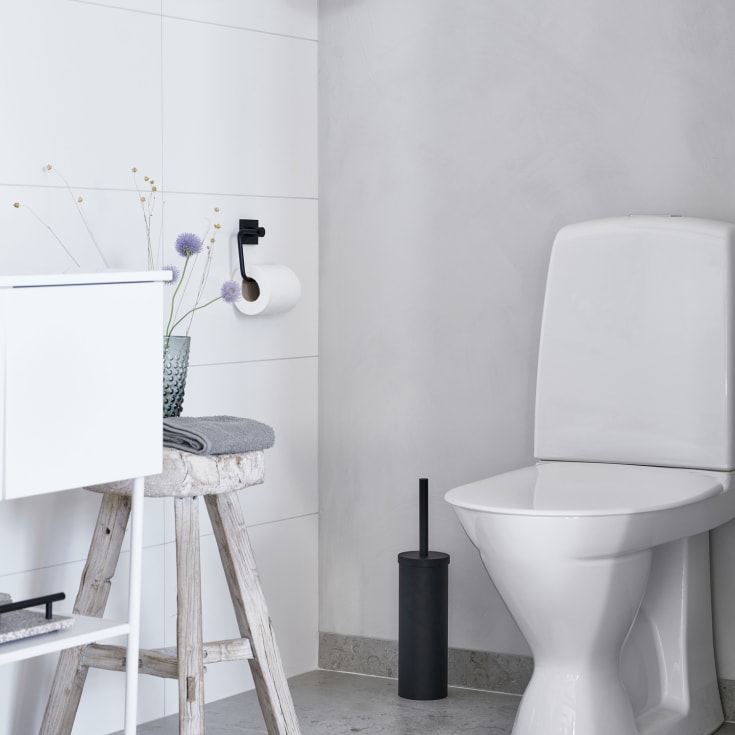 Smedbo House toiletrulleholder, mat sort