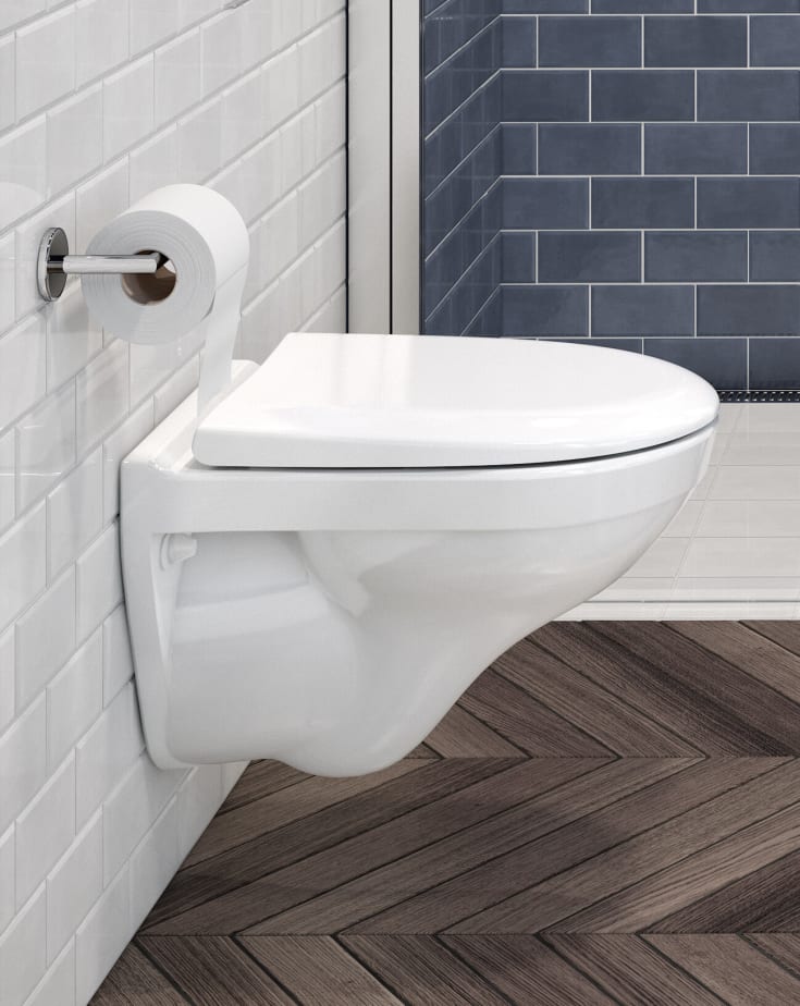 Gustavsberg Nautic toiletbræt, soft close, aftagelig, hvid