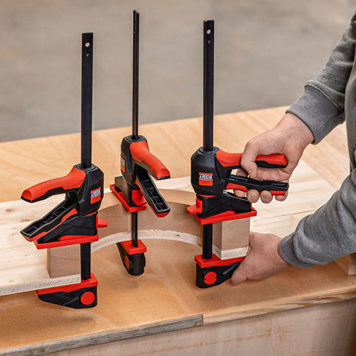 6 st Bessey enhandsklämma EZ360, 360° grepp, 300 mm