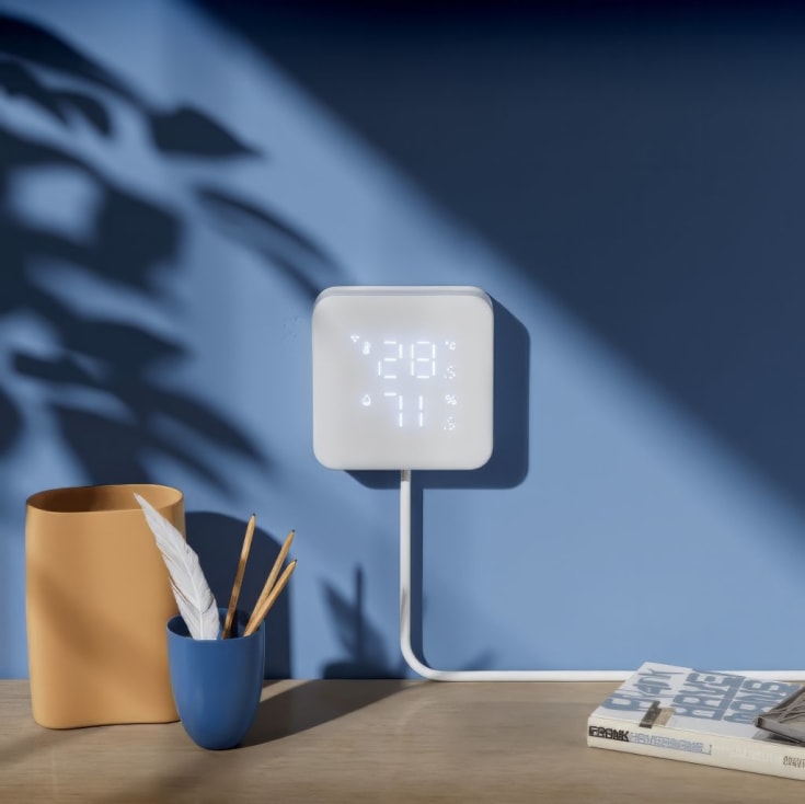Woox Smart IR-fjernkontroll med temperatur- og fuktighetssensor