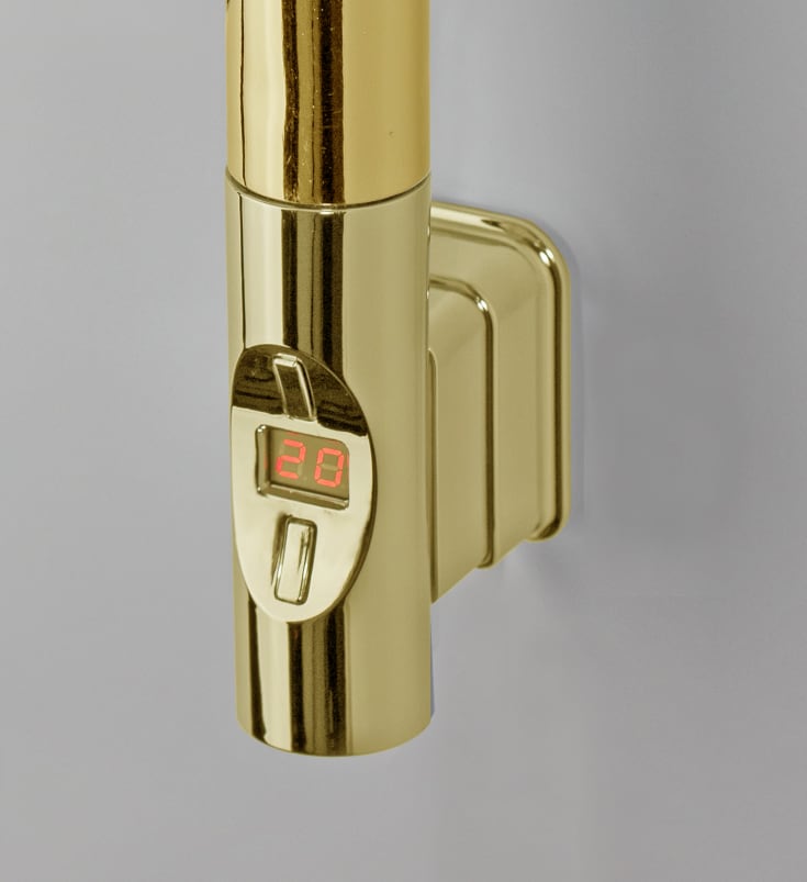 Kriss Nuvo 2 elpatron, 300W, termostat & timerfunktion, guld