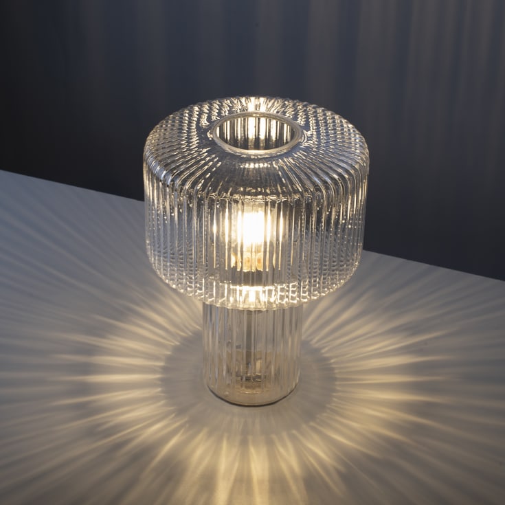 Paul Neuhaus Fungus bordlampe, klar