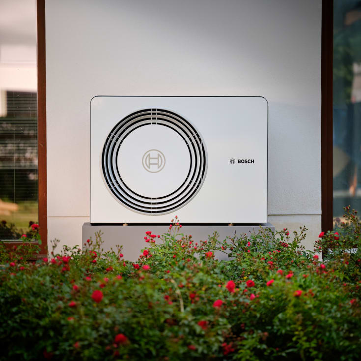 Bosch Compress 5800i AW luft til vand varmepumpe, udedel, 7kW