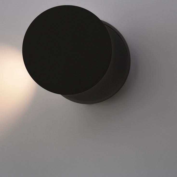 Antidark Dot vägglampa, svart