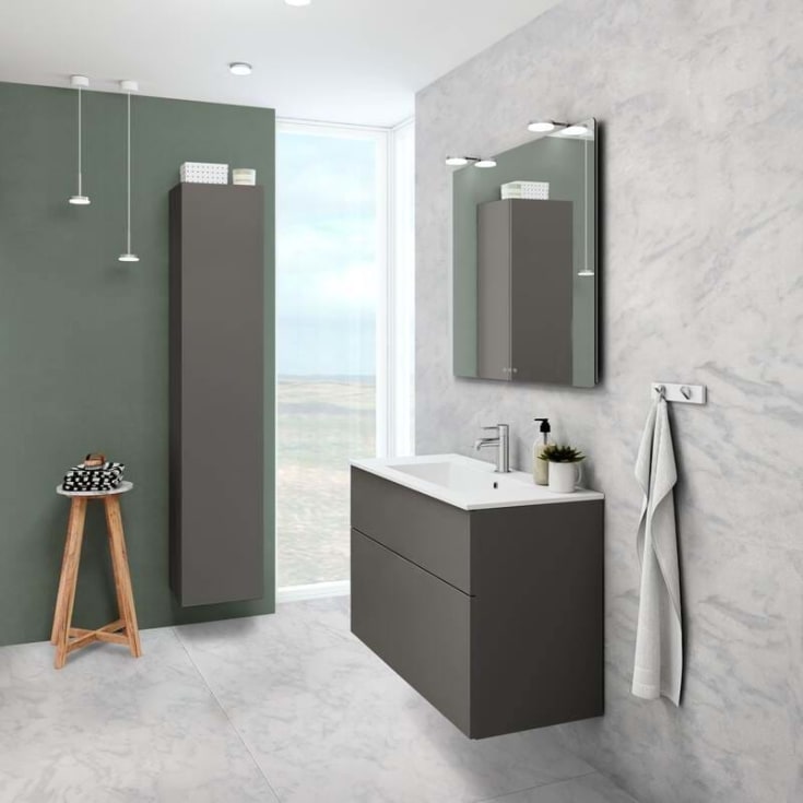 Dansani Soft spegel, 100x80 cm