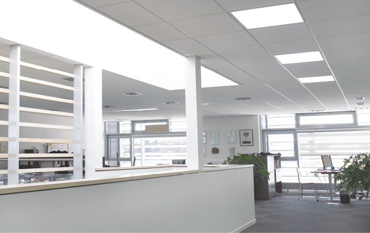 SG Sense påbygningsramme til LED panel, 60x60 cm