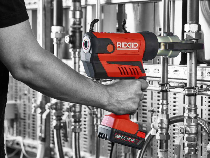 Ridgid pressmaskine RP350, pistolgreb, uden batteri og lader.
