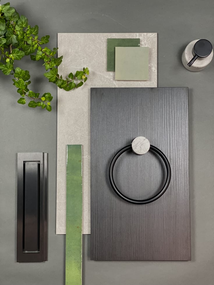Dansani Mido+ möbelpaket, 121x45,5 cm, svart