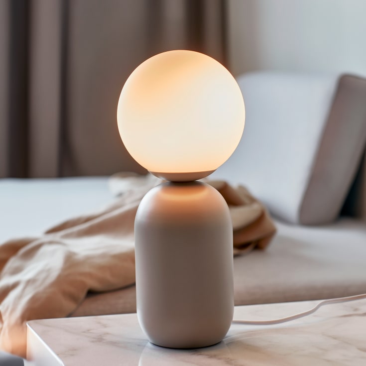 Nordlux Notti bordlampe, grå