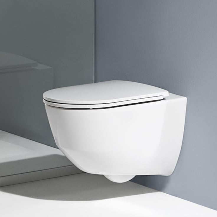 Laufen Pro væghængt toilet, uden skyllekant, hvid