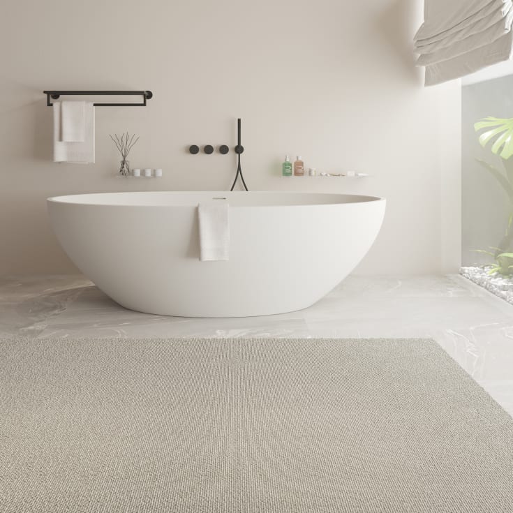 Ideavit SolidEllipse badkar, 180x88 cm, matt vit
