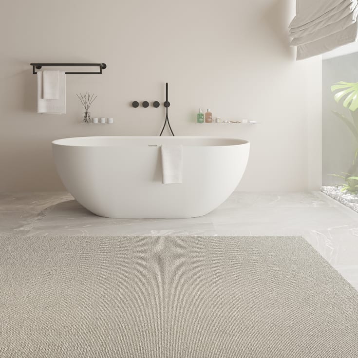 Ideavit SolidEra badekar, 150x76 cm, mat hvid