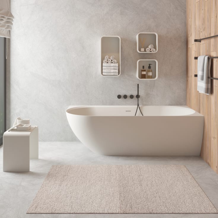 Ideavit SolidNova badkar, 180x80 cm, matt vit