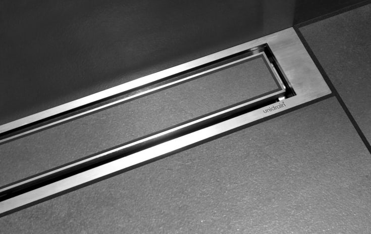 Unidrain HighLine Cassette galler, 700 mm, höjd 10 mm