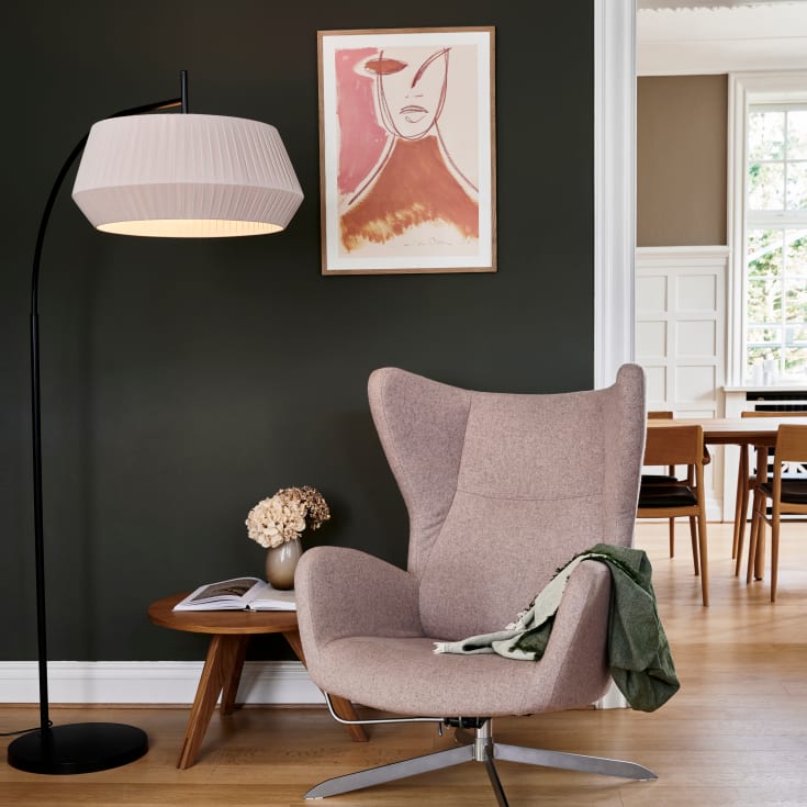 Nordlux Dicte golvlampa, beige