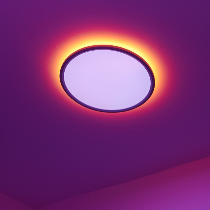 Nordlux Smart Liva plafond, svart