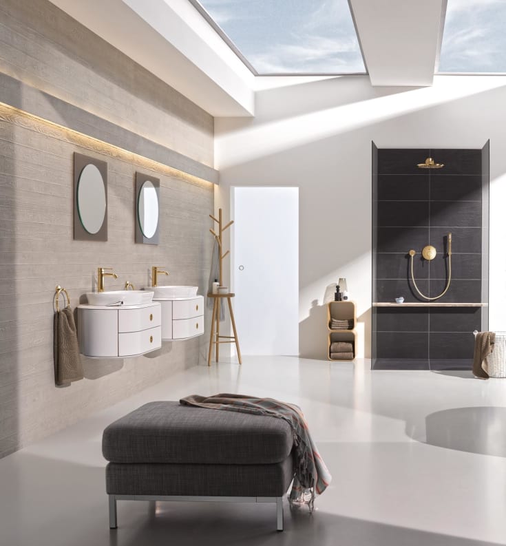 Grohe Essence tvättställsblandare, polerad mässing