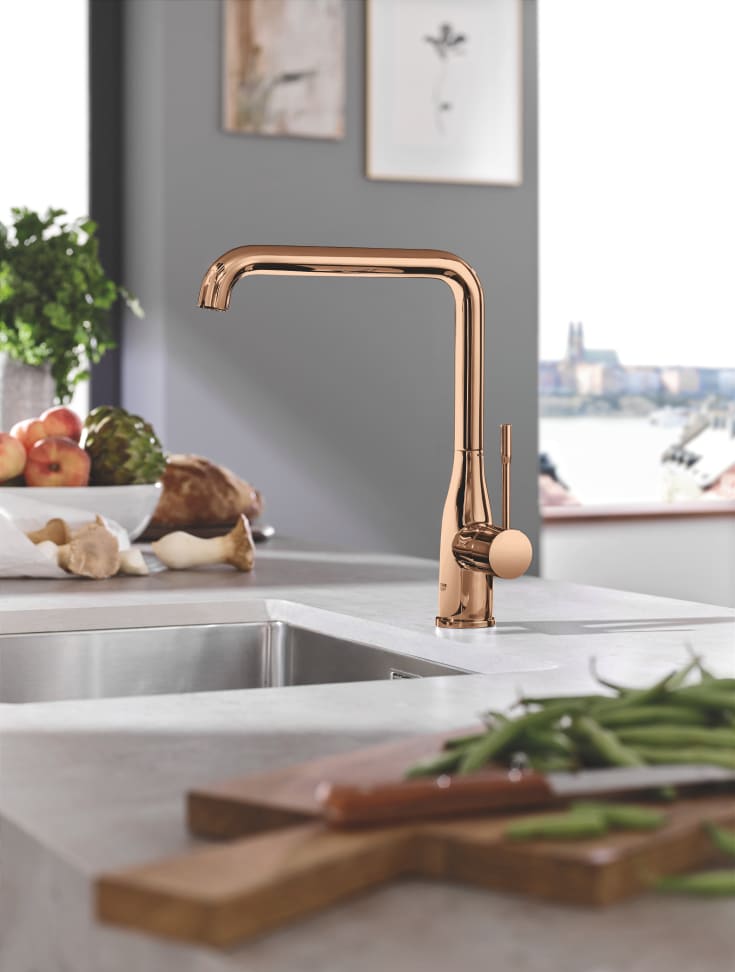 Grohe Essence kjøkkenarmatur, koppar