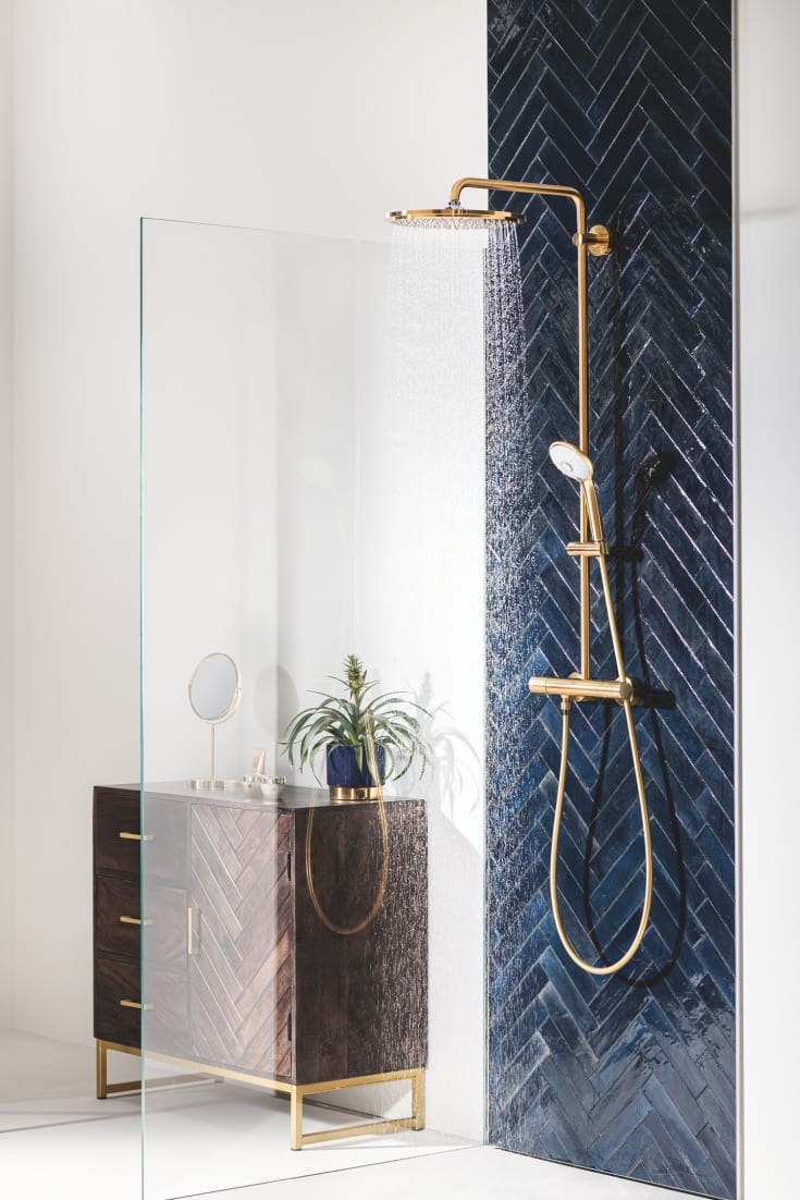 Grohe Euphoria 310 brusesæt, børstet messing
