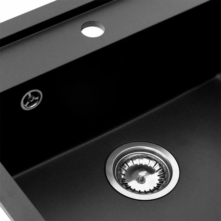 Lavabo Jupiter 60 køkkenvask, 55,6x52,6 cm, sort