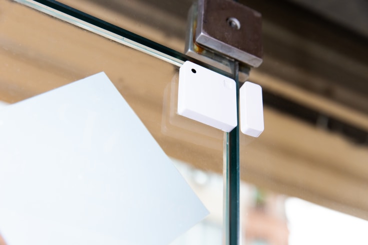 Shelly BLU Door/Window ZB hvid - BLE & ZB dør-/vindue sensor
